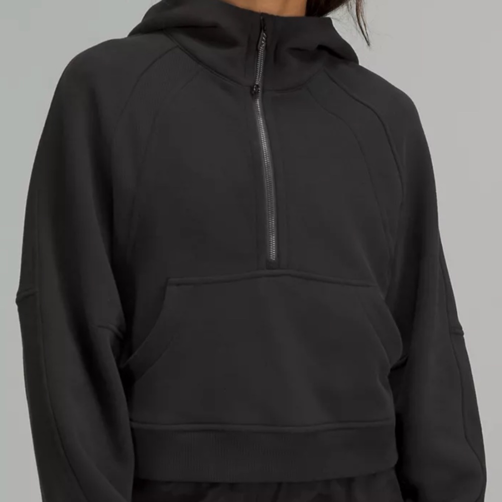 Scuba Oversized Half-Zip Hoodie